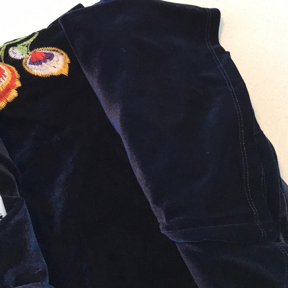 ‼️LAST DAY‼️ NWT~ Blue Velvet Kimono Cardigan - Picture 4 of 4